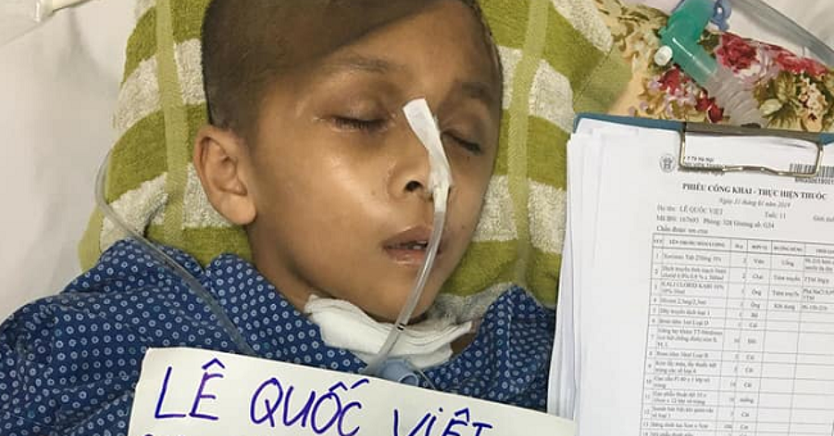 Kêu gọi giúp đỡ em Lê Quốc Việt – học sinh lớp 5 bị chấn thương sọ não và bẹp một góc não | Hành trình số 3/2019